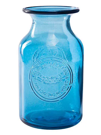 Glasvase - Ozean blau Glasvase - Ozean blau
