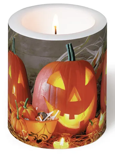 Kerze - Kürbis König