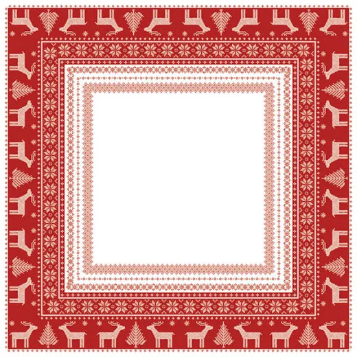 Mitteldecke - Helene rot Mitteldecke - Helene rot