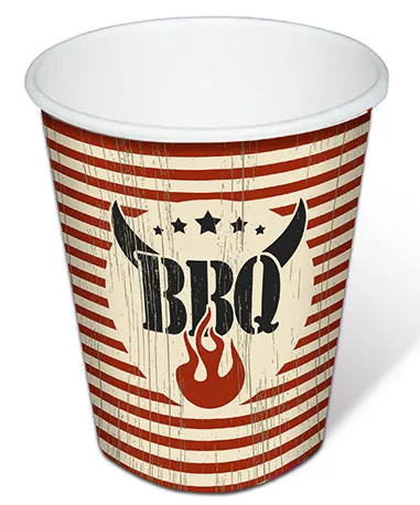 Pappbecher - BBQ Grillen