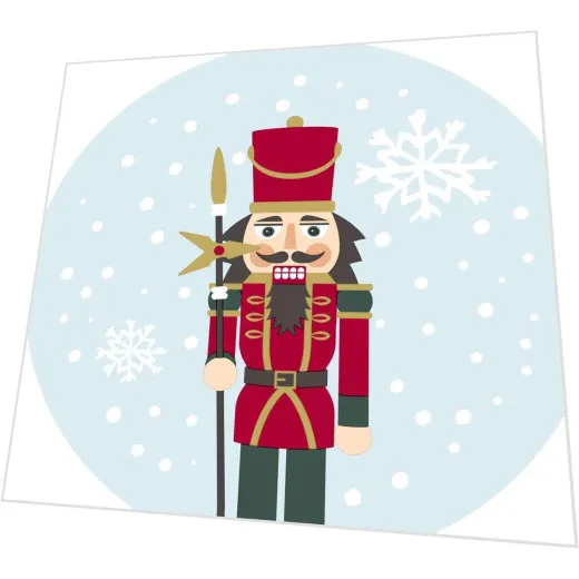 Servietten gestanzt Nussknacker