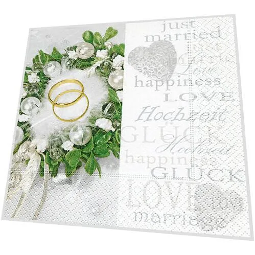 Servietten - Glück und Liebe