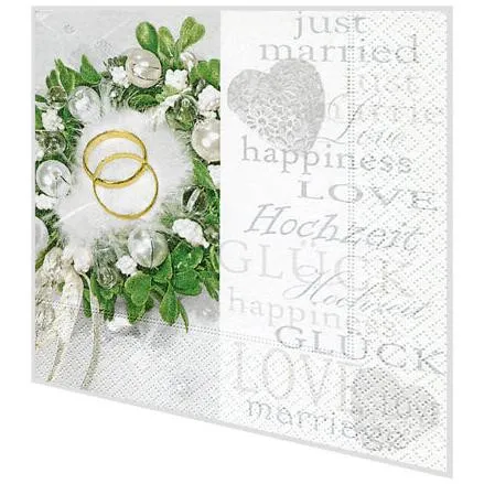 Servietten - Glück und Liebe