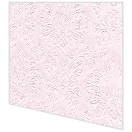 Servietten mit Prägung - Moments Ornament leicht rosa