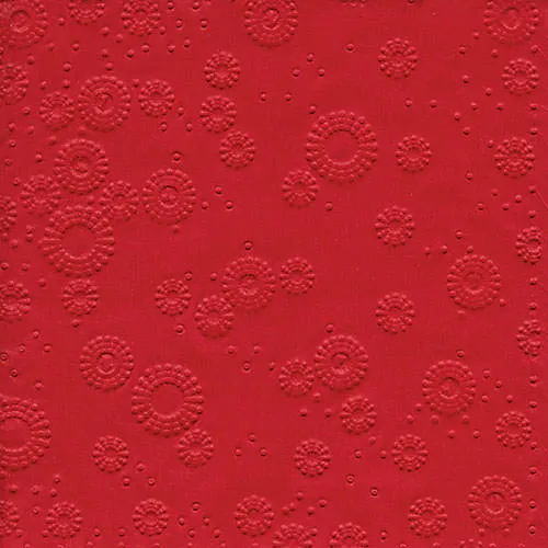 Napkins embossed - Moments Uni ruby Napkins embossed - Moments Uni ruby