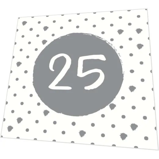 Servietten - 25. Geburtstag