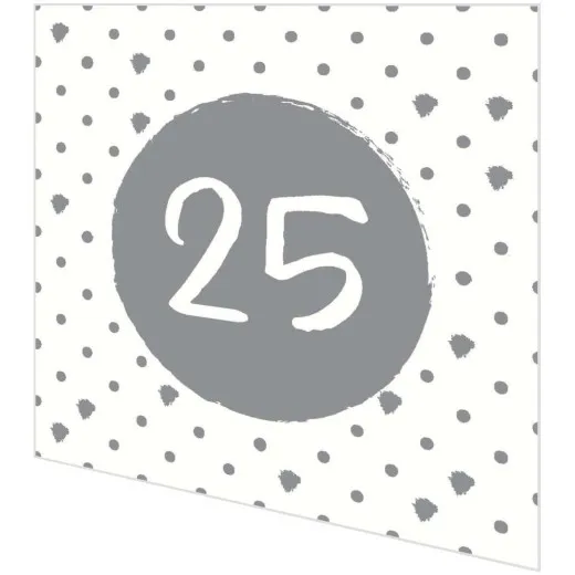 Servietten - 25. Geburtstag
