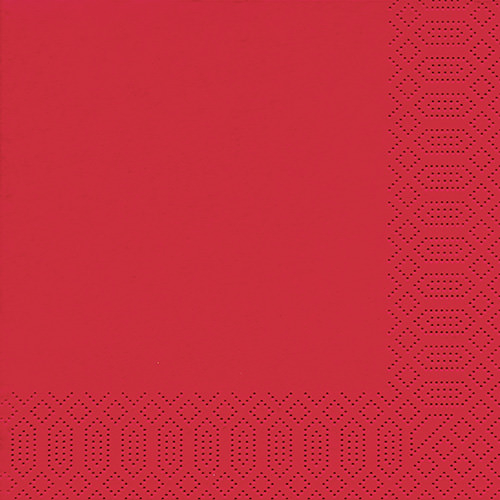 Napkins - Uni red