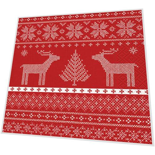 Servietten - Helene rot