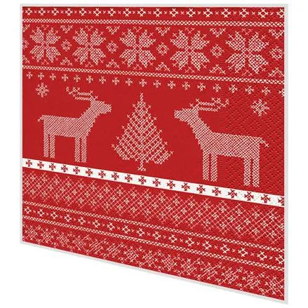 Servietten - Helene rot