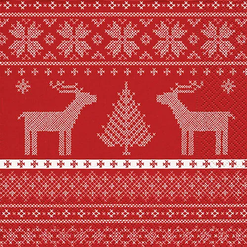 Napkins - Helene red