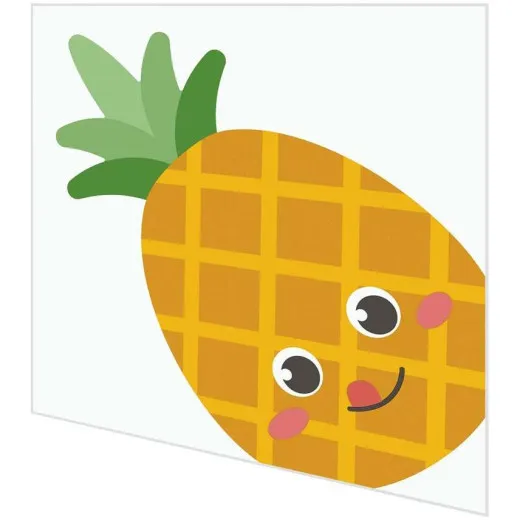 Servietten gestanzt - Ananas