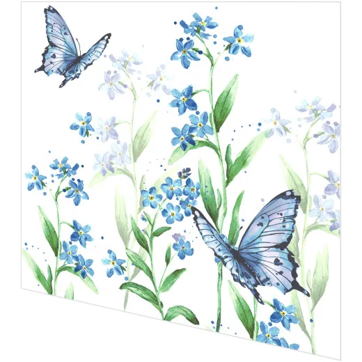 Servietten - Azurblaue Blüte