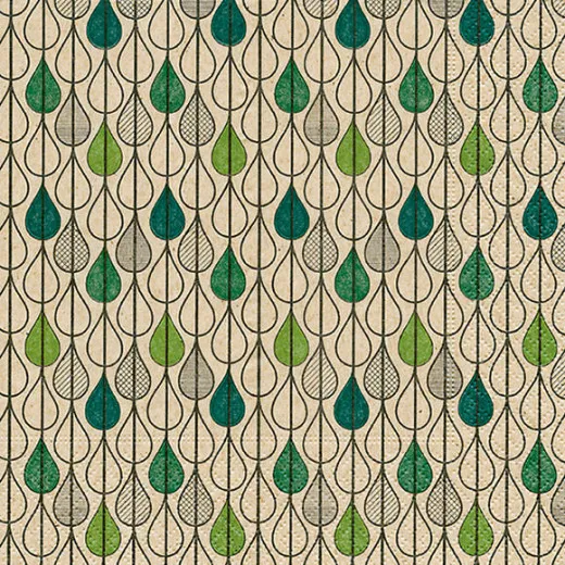 Servietten - Blatttropfen - 100% Recycling Servietten - Blatttropfen - 100% Recycling