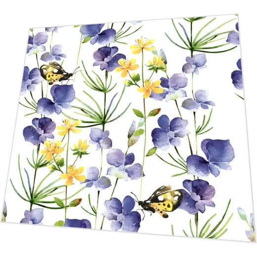 Servietten - Blaue Blüten
