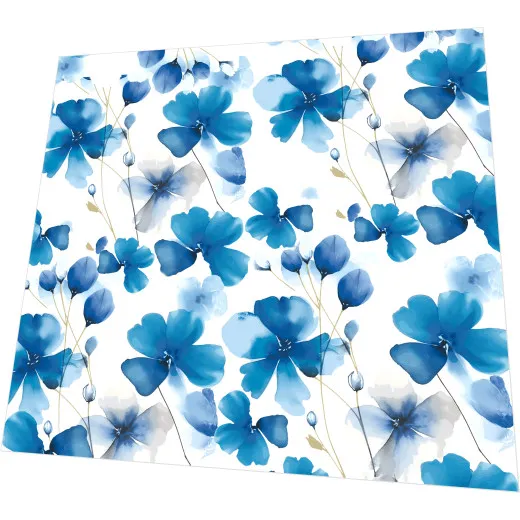 Servietten - Blaue Blüten