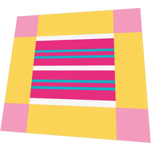 Servietten - Blockscape pink