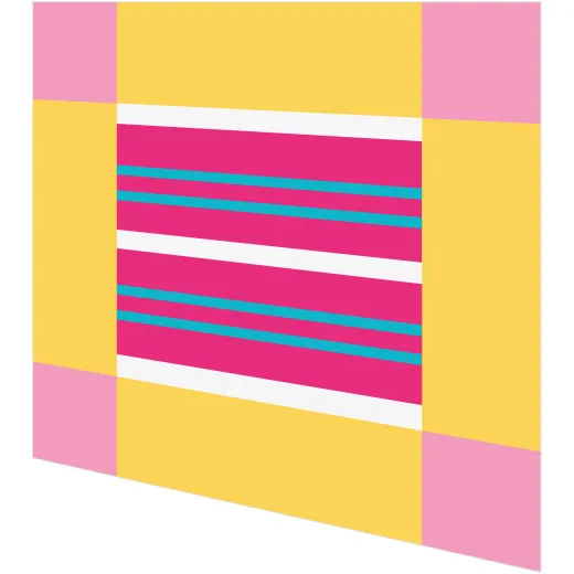 Servietten - Blockscape pink