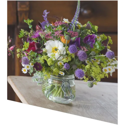 Servietten - Blühende Vase