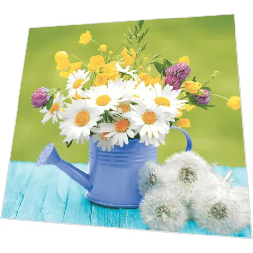 Servietten - Blumen in der Kanne