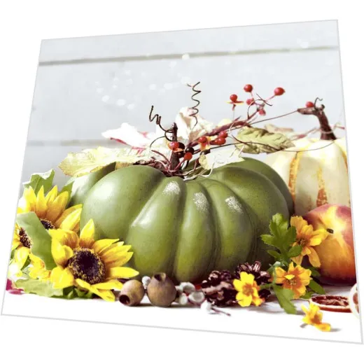 Servietten - Blumenkürbis