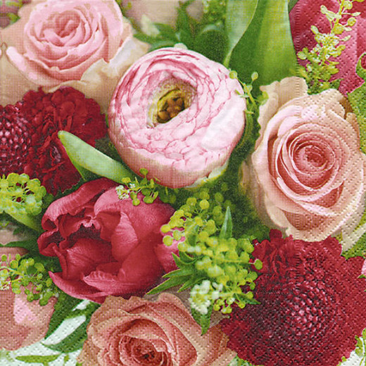 Napkins - A wealth of flowers