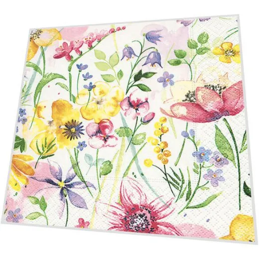 Servietten - Blumenwiese