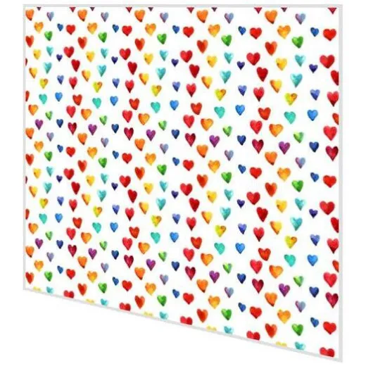 Servietten - Bunte Herzchen