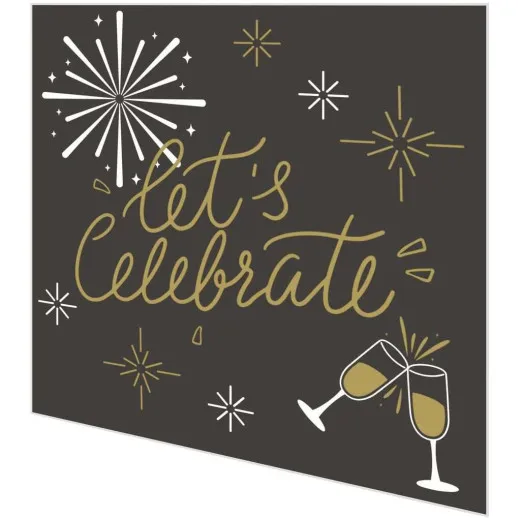 Servietten - Lets celebrate - Silvester
