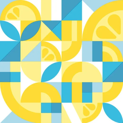 Servietten - Citrus-Era Gelb