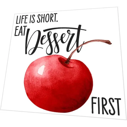 Servietten - Dessert First