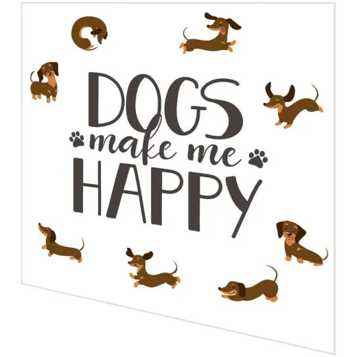 Servietten - Dogs make me happy