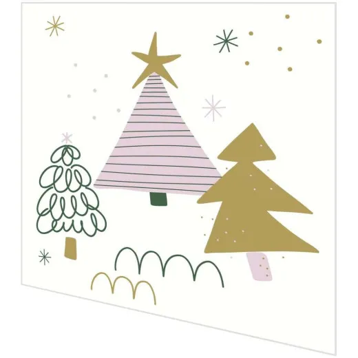 Servietten - Drei Bäume