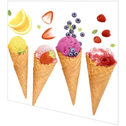 Servietten - Eis in Waffel