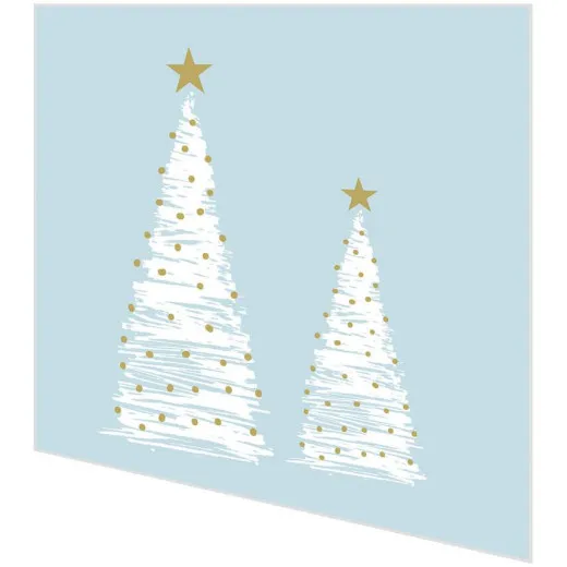 Servietten mit Prägung - Elegante Bäume