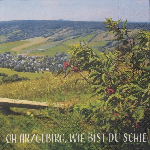 Servietten - Erzgebirgspanorama