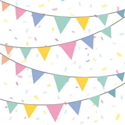 Servietten - Fahnen - BIO Servietten - Fahnen - BIO