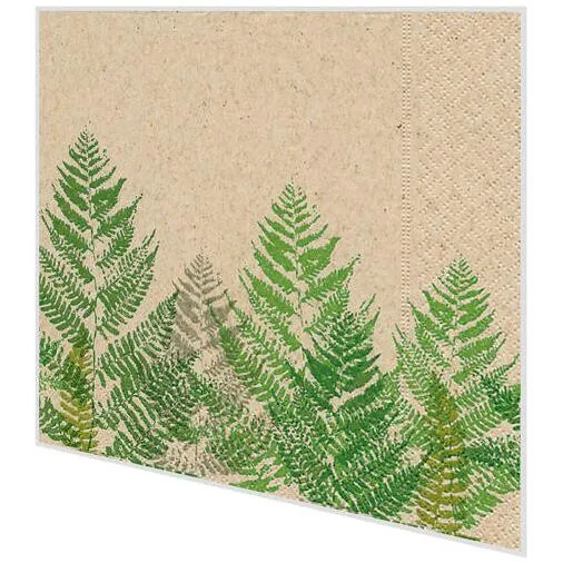Servietten - Farn - 100% Recycling