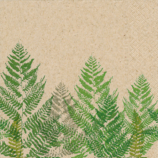 Servietten - Farn - 100% Recycling