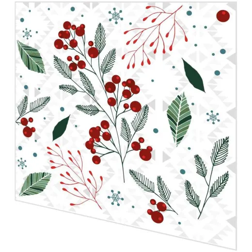 Servietten - Festlicher Blumenschmuck