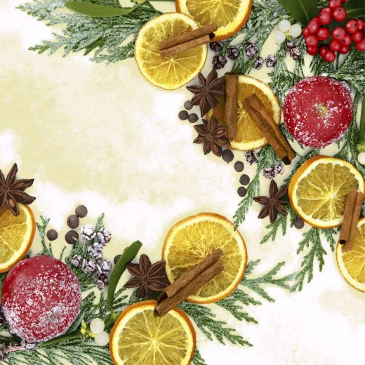 Servietten - Fragrance Xmas