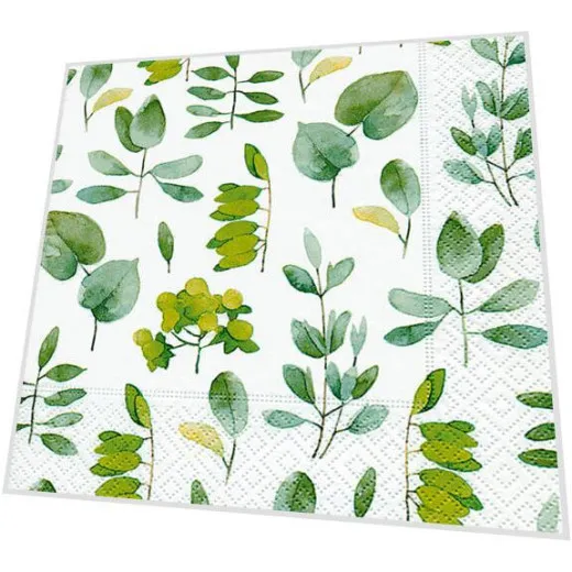 Servietten - Frische Blätter