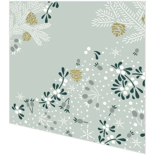 Servietten - Frostig geblüht