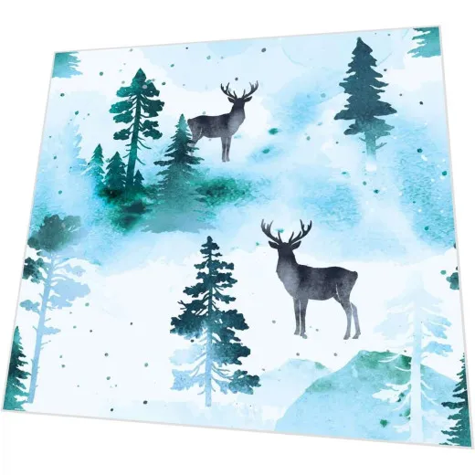 Servietten - Frostige Hirsche
