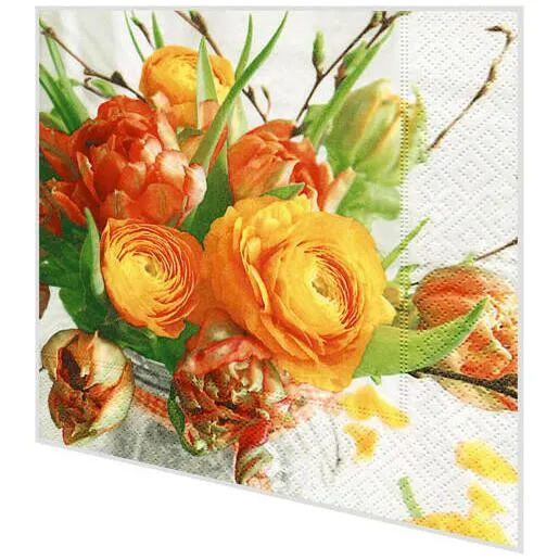 Servietten - Frühlingsstrauß