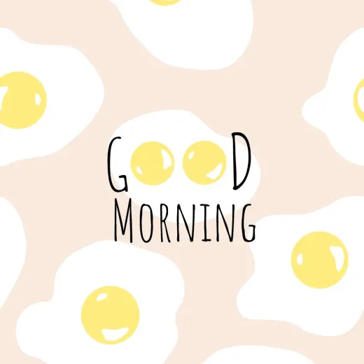 Servietten - Frühstücksei - Good Morning