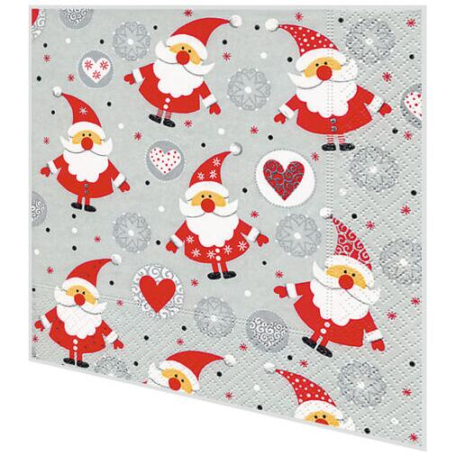 Napkins - Funny Santas