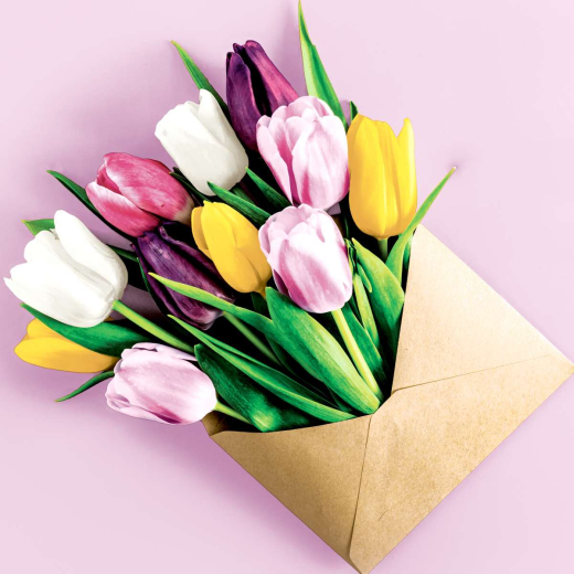 Servietten - Grüße aus dem Garten