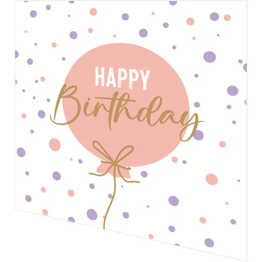 Servietten - Geburtstagsballon rosa