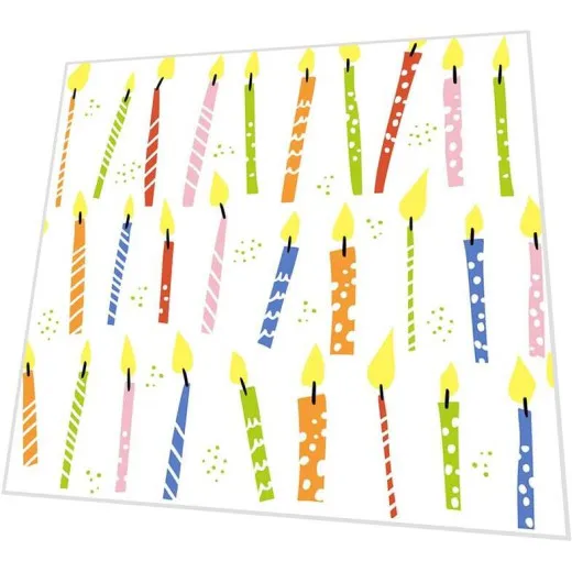 Servietten - Geburtstagskerzen